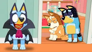 BLUEY SE DISFARÇOU DE VAMPIRO PARA TROLAR A CHILLI E BANDIT