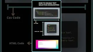 How To Disable Text Selection Highlighting Css | errurcode