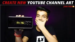 How to make YouTube Channel banner in mobile 2022 | Create Professional channel art YouTube channel🔥