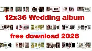 12x36 Wedding album  psd file download 2026 