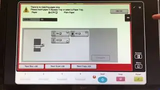 Deleting a job from the printer