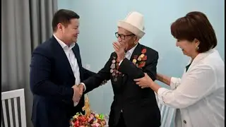 Төрага Талант Мамытов Улуу Жеңиш майрамын утурлай ардагерлерди куттуктады