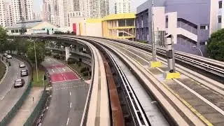 SMRT Trains BPLRT Alstom Innovia APM 300R C801B [135/136] - Fajar to Jelapang (Service B)