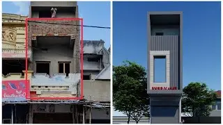 Orissa Front Elevation | Modern House Elevation | How we create elevation from reference image