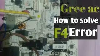 How to cheak Gree ac F4 error /F4 ke error ko kese khatam/raised krte hn.
