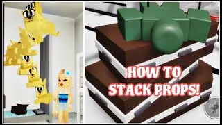 NEW FEATURE HOW TO STACK PROPS IN BROOKHAVEN RP ROBLOX
