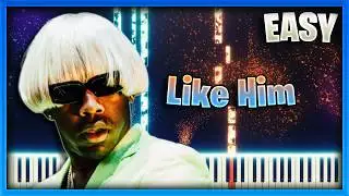 Tyler The Creator - Like Him | EASY Piano Tutorial by OCTOBER
