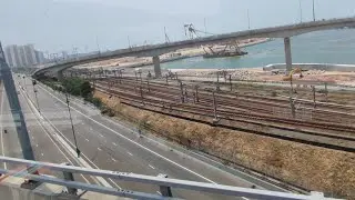 VIEW RUTE YUEN LONG TO AIRPORT ON BUS E36 || BUDE ANNA CHAN #dailyvlog