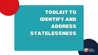 Launching our new statelessness identification toolkit