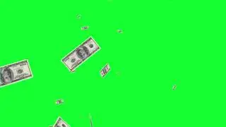 Money 💰 Falling || Green Screen Videos