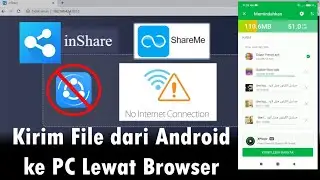 Cara Kirim File dari android ke Laptop Lewat Browser