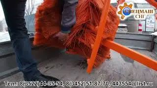 Щетка для мойки барьерных ограждений