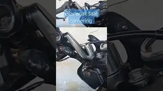 Satria FU biar enak saat cornering 