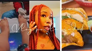 Installing My First Braided Wig + Self Care Day | Toes Done, Mexican Food & Laughs!