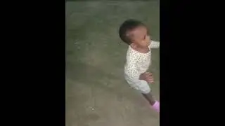 Baby's first walk. #support #cutebaby #subscribe #baby #cute #viralvideo