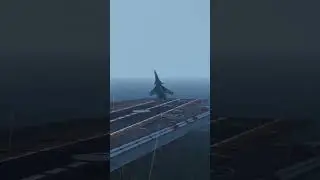 Rainy cobra landing in the SU-33 in DCS. 