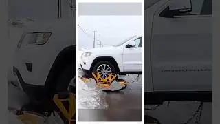 Как сделать снегоход из автомобиля?