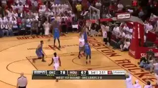 Thunder vs Rockets Game 3 Highlights April 27, 2013