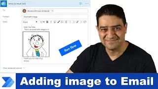 How to add image to email in Power Automate 