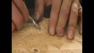 Режем по дереву. Рисунок Чешуйка.