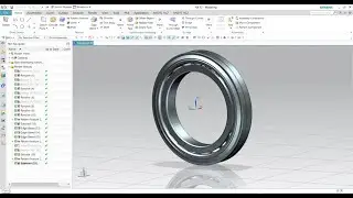 How to create Mechanical Ball Bearing | NX Siemens CAD | Full Tutorial