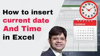 Insert Current Date & Time using Formula