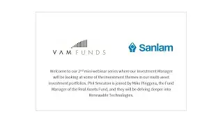 Mini Webinar on Renewable Technologies