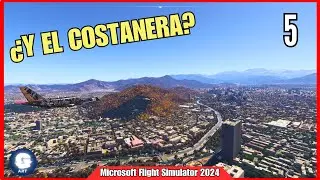 Visitando sitios emblemáticos de SANTIAGO de Chile | Microsoft Flight Simulator 2024| 2k | ultra |