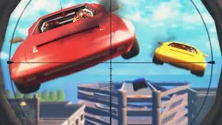 Snipers vs Cars 
