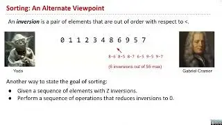 CS61B 2023 Lec 29 - Sorting I: Basic Sorts