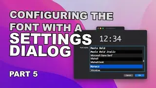 Adding a settings dialog to our application - Countdown Part 5