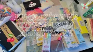 kırtasiye ve cilt bakım alışverişi✨🍒🧚🏻‍♀️