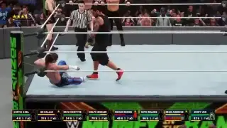 The Show And The B-Team Vs The Shield And Jimmy Uso (WWE 2K18)