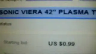 Broken TV being Sold on eBay?