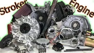 Stroker Engine Build: 30+ HP on a 65 MPH Mini Bike! (Complete Build)
