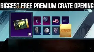 C1S1: BGMI BIGGEST FREE PREMIUM CRATES Opening
