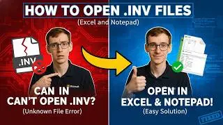 How to Open INV Files (Excel and Notepad)