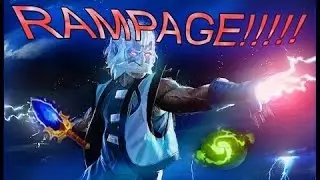 Dota Rampage  . Старый, добрый Зевс наказывает