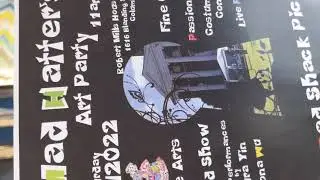 SCA discuss Mad Hatter's Art Party at WXRY part 1