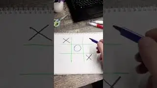 Did you know this?🤯 How to win at tic-tac-toe if you go first?😎 
