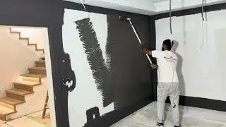 Painting a media room