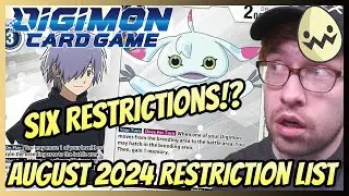 Digimon Card Game: August 2024 Restriction List!