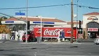 Coca Cola Truck Crashes Into Gas Pump RAW FOOTAGE