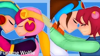 Lan X Mayl and MegaMan.EXE X Roll.EXE