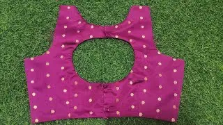 Easy blouse neck design cutting and stitching || Beautiful and stylish blouse back neck design
