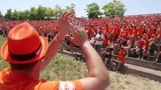 DJ Admin & Orange Army @ F1 Spain 2022 'oranje tribune'