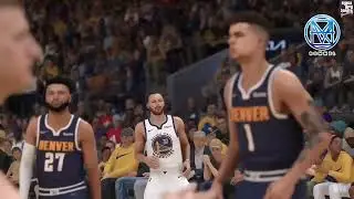 NUGGETS vs WARRIORS NBA2K25 CONSOLE GRAPHICS