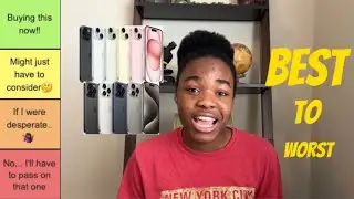 Tier Ranking iPhone 15 AND 15 Pro Color Ways from BEST to WORST