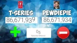 The Moment When T-Series PASSED PewDiePie!