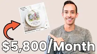 This VIRAL Print on Demand Product is BLOWING UP (Full Christmas Ornament Tutorial)
